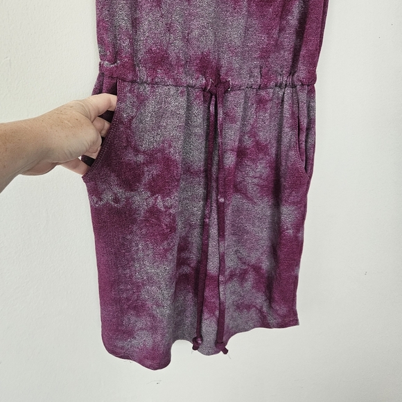 Sundry for Evereve The Weekender Dress Racerback Berry Tie Dye Size 0 - Picture 4 of 8